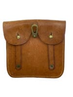 WW1 Canadian CEF 15 Pattern Leather Ammo Pouch Single WW1 Canadian CEF 15 Pattern Leather Ammo Pouch Single