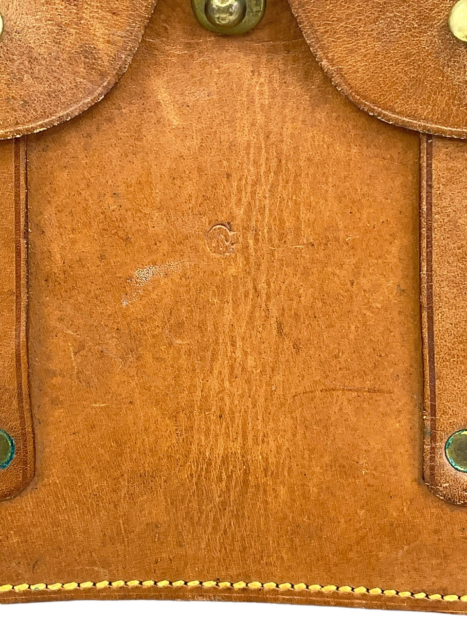 WW1 Canadian CEF 15 Pattern Leather Ammo Pouch Single WW1 Canadian CEF 15 Pattern Leather Ammo Pouch Single