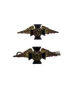 WW2 Canadian RCAF Chaplains Collars Insignia Pair