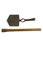 WW1 British BEF E-Tool Entrenching Tool with Handle 1918 Dated