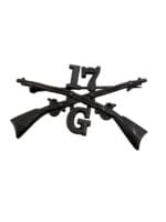 US Spanish American War 17th Infantry G Company Cap Badge