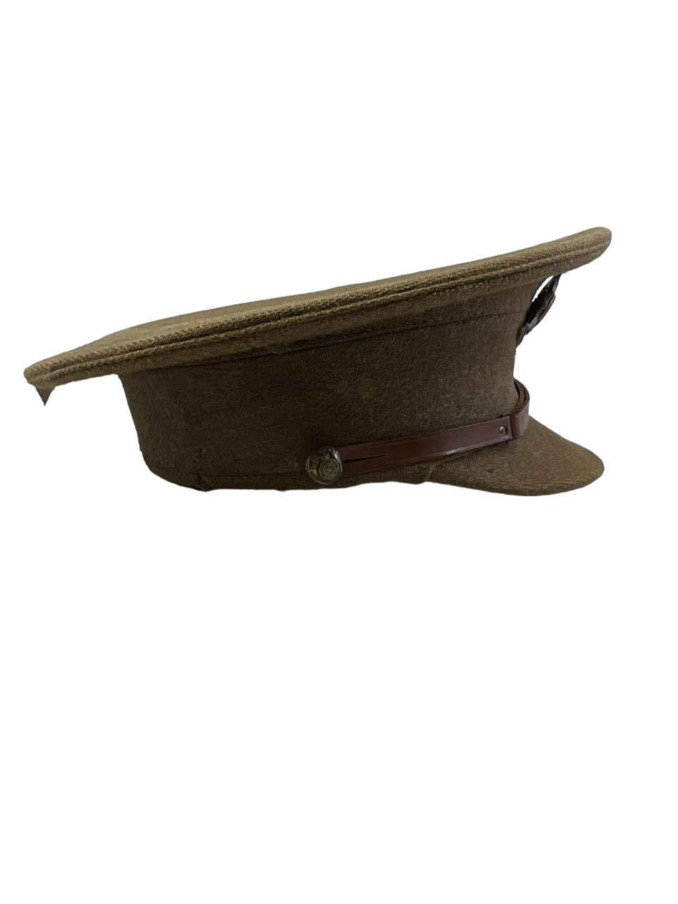 WW1 Canadian CEF 1902 Pattern Other Ranks CFA Artillery Peak Cap Hat Size 7 C Broad Arrowed WW1 Canadian CEF 1902 Pattern Other Ranks CFA Artillery Peak Cap Hat Size 7 C Broad Arrowed