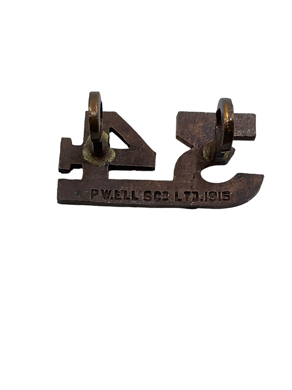 WW1 Canadian CEF 34th Battalion Shoulder Number Insignia Single WW1 Canadian CEF 34th Battalion Shoulder Number Insignia Single