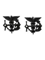 WW2 US Navy Nurse Cadet Officers Sterling Collars Insignia Pair