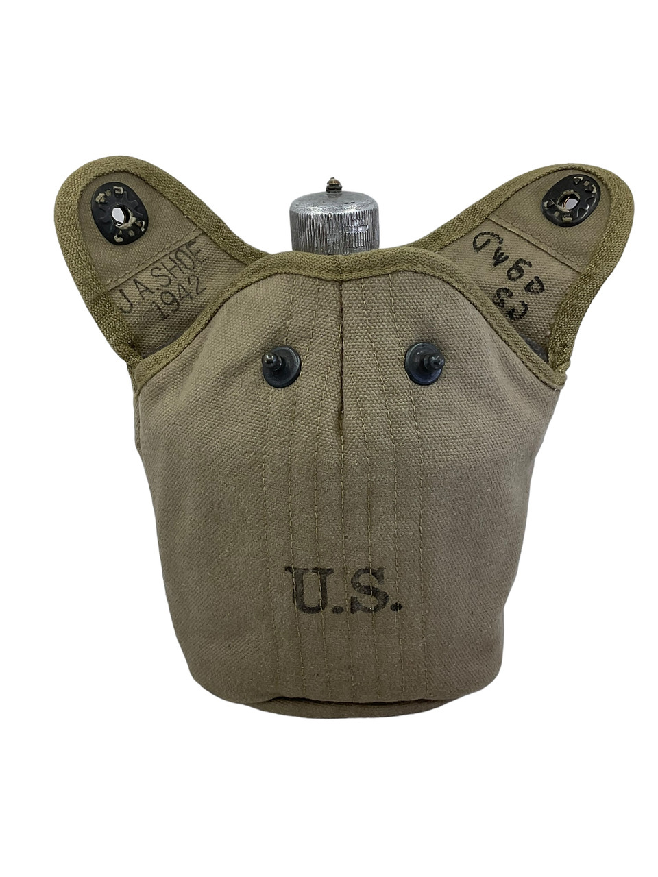 WW2 US Army Canteen Cup and Carrier Dated 1942 WW2 US Army Canteen Cup and Carrier Dated 1942