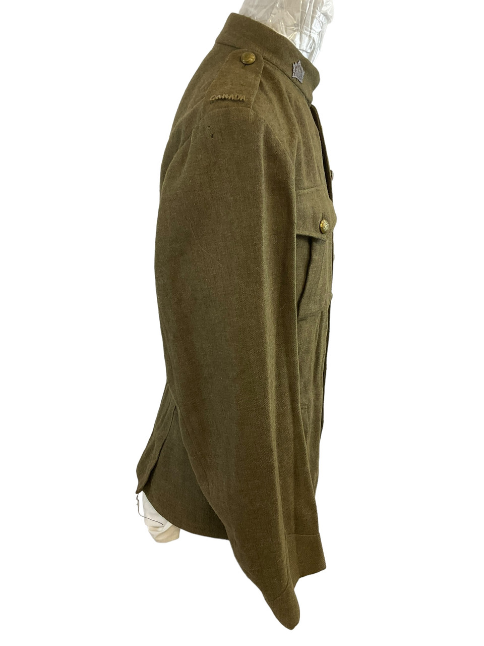 WW1 Canadian CEF 7 Button Named Other Ranks Tunic 104th Battalion RARE WW1 Canadian CEF 7 Button Named Other Ranks Tunic 104th Battalion RARE