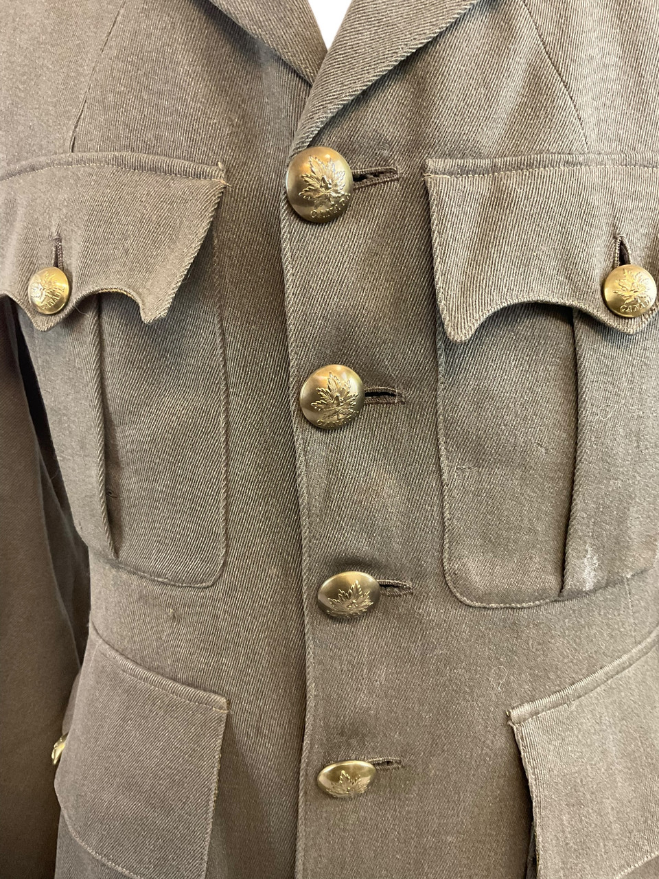 WW1 Canadian CEF 4th Battalion Officers Named Four Pocket Service Dress WW1 Canadian CEF 4th Battalion Officers Named Four Pocket Service Dress