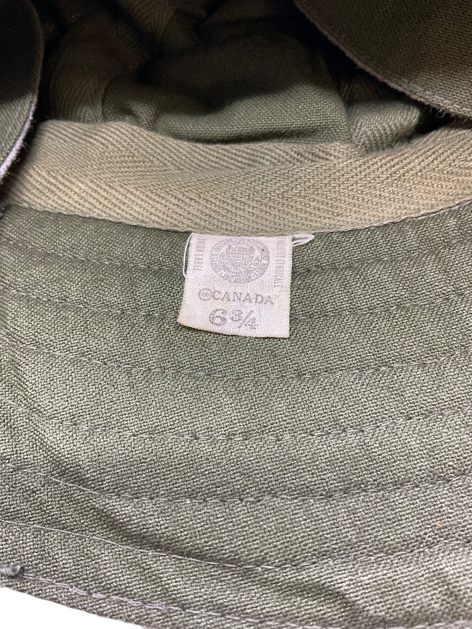 Canadian Forces OD Green Robin Hood Boonie Cap Hat Size 6 3/4 Canadian Forces OD Green Robin Hood Boonie Cap Hat Size 6 3/4