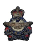 WW2 Canadian RCAF Bullion Wire Blazer Crest