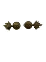 WW1 Canadian CEF 123rd Battalion Collars Insignia Pair