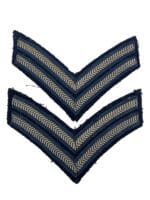 WW2 Canadian RCAF British RAF Corporal Rank Stripes Pair