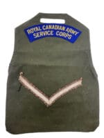 Canadian Army OD Green RCASC Army Service Corps Brassard Armband Private