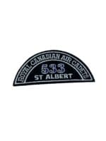 Canadian RCAC Air Cadets 533 St Albert Shoulder Title Insignia Patch