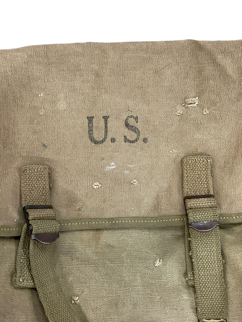 WW2 US Army Musette Officer Bag 1943 Dated WW2 US Army Musette Officer Bag 1943 Dated