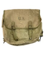 WW2 US Army Musette Officer Bag 1943 Dated