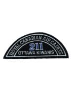 Canadian RCAC Air Cadets 211 Ottawa Kiwanis Shoulder Title Insignia Patch