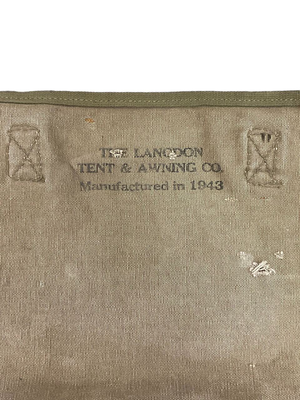 WW2 US Army Musette Officer Bag 1943 Dated WW2 US Army Musette Officer Bag 1943 Dated