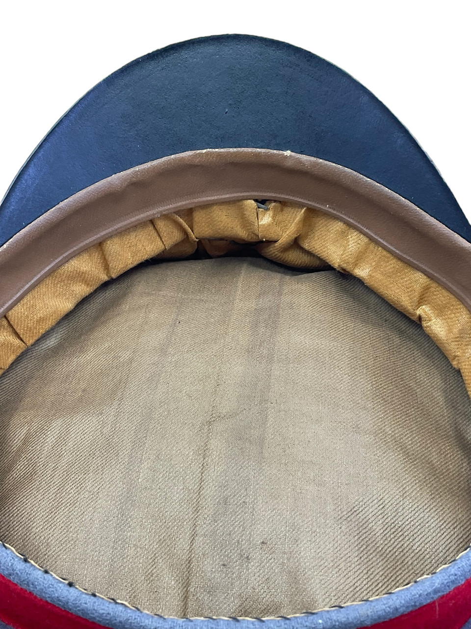 WW1 Imperial German Prussian M-10 Infantry Visor Peak Cap with Bag of Manufacturer WW1 Imperial German Prussian M-10 Infantry Visor Peak Cap with Bag of Manufacturer