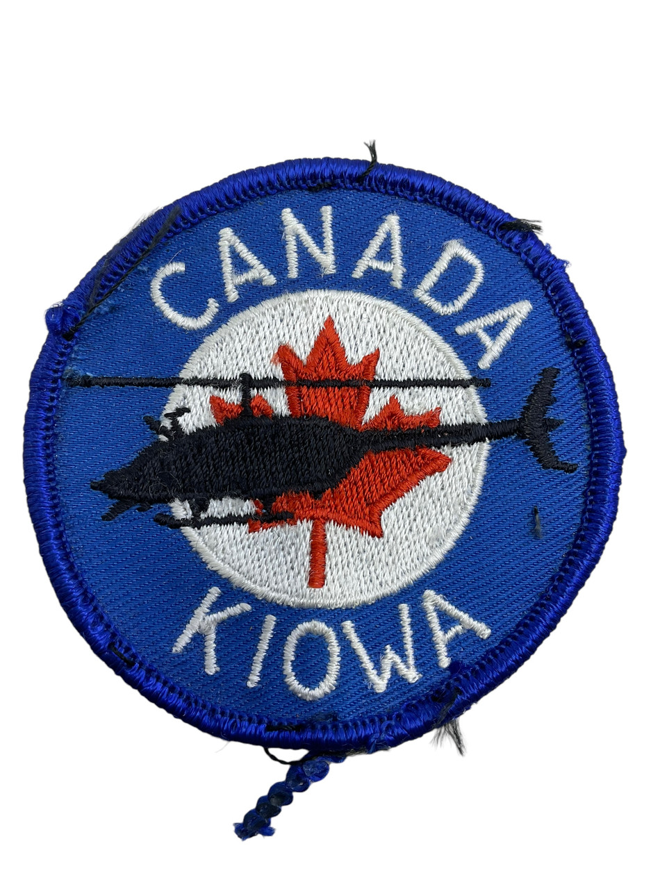 Canadian Forces RCAF Canada Kiowa Helicopter Squadron Crest Patch Vintage Canadian Forces RCAF Canada Kiowa Helicopter Squadron Crest Patch Vintage