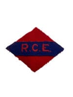 WW2 Canadian RCE Engineers 1st Corp Patch Insignia Single