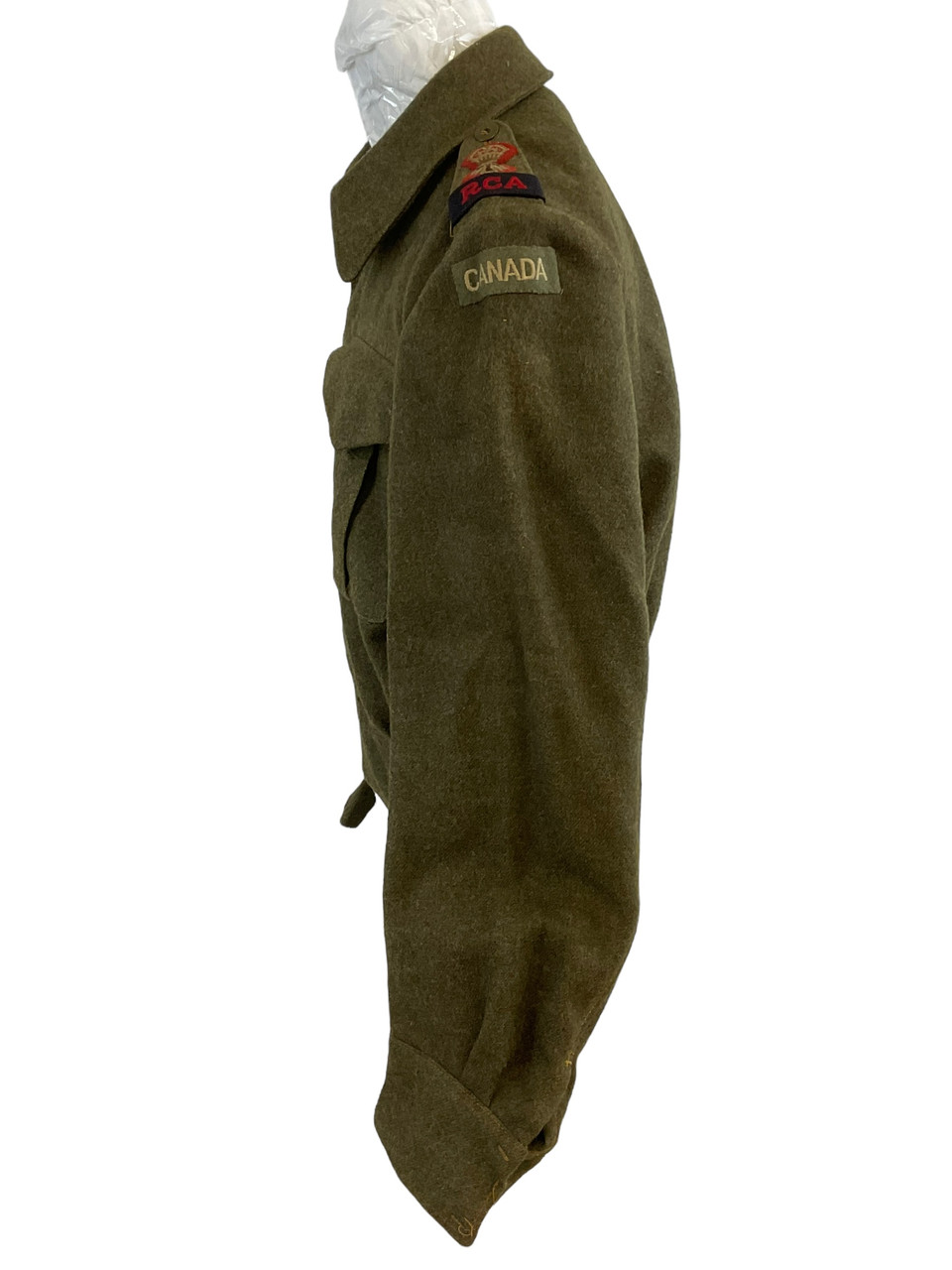 WW2 Canadian RCA Lt Colonel Battle Dress Jacket 1944 Dated WW2 Canadian RCA Lt Colonel Battle Dress Jacket 1944 Dated