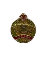 WW2 Canadian Armoured Corps Sweetheart Lapel Badge Pin