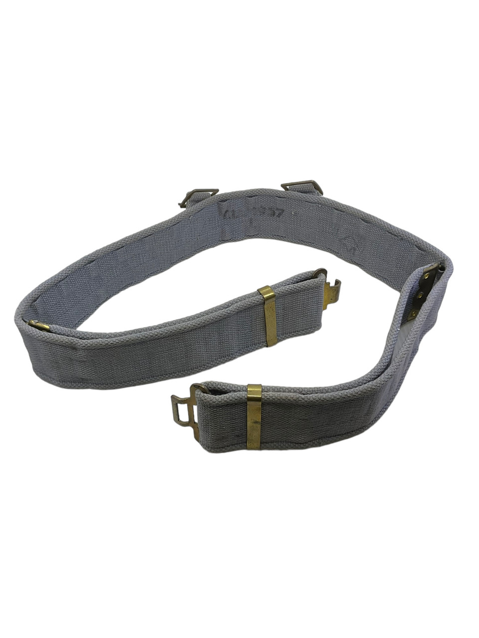 WW2 British RAF P37 Blue Web Belt 1957 Dated Size Large WW2 British RAF P37 Blue Web Belt 1957 Dated Size Large