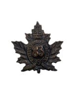 WW1 Canadian CEF 83rd Battalion Collar Insignia Single
