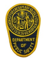 US City of Chesapeake Virginia Department of Public Safety Police Patch