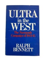 WW2 British Normandy Campaign Ultra in the West Hardcover Reference Book