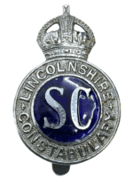 British Lincolnshire Police Constabulary Helmet Badge