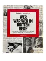 WW2 German Who Was Who in the Third Reich GERMAN TEXT Hardcover Reference Book