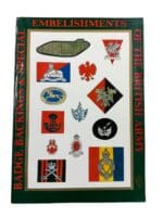 Badge Backings and Special Embelishments of the British Army Softcover Reference Book