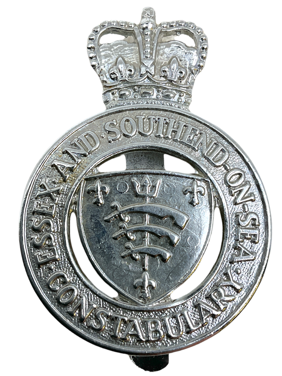 British Essex & Southend On Sea Police Constabulary Helmet Badge British Essex & Southend On Sea Police Constabulary Helmet Badge