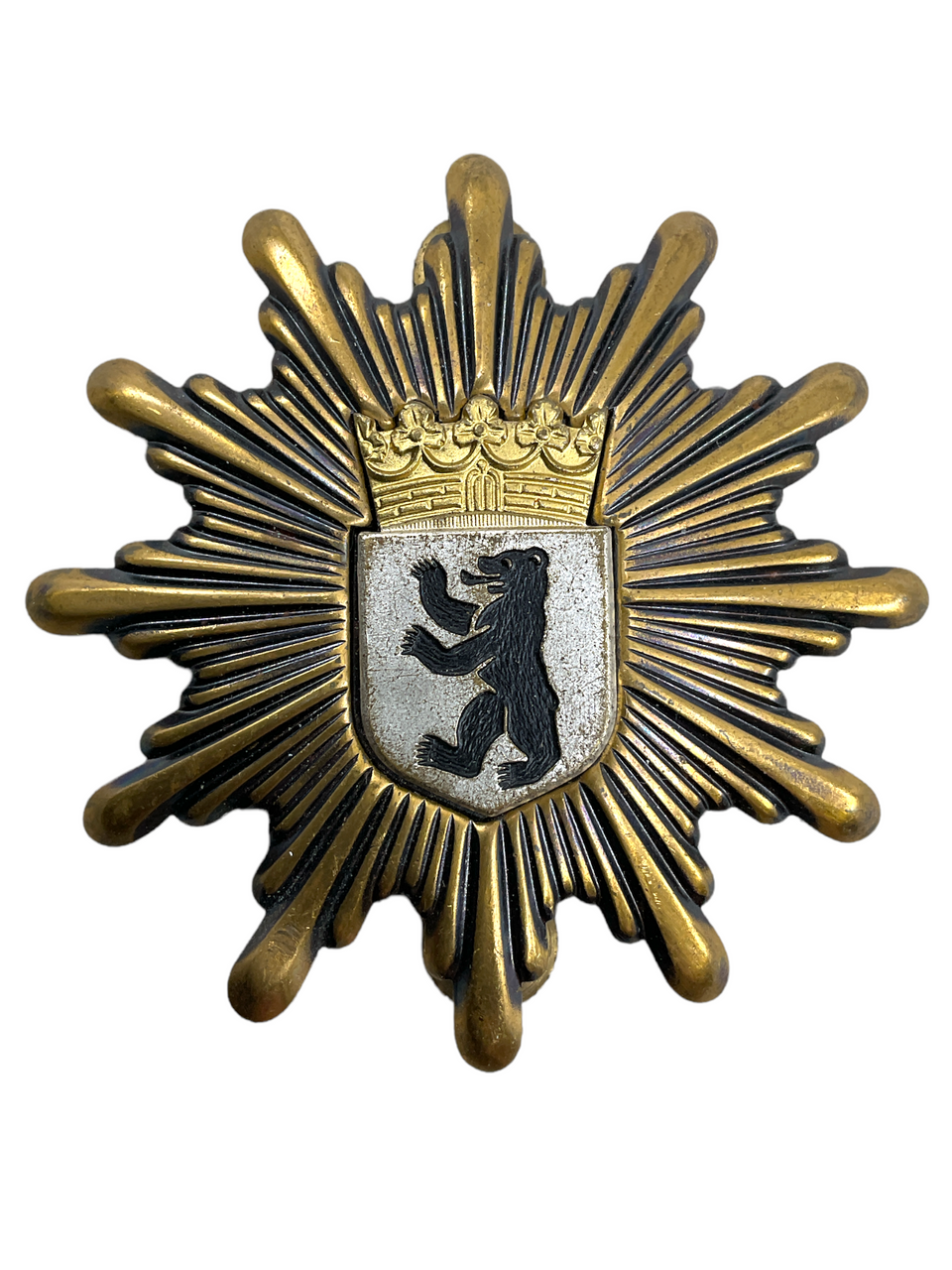 German Berlin Police Officer Cap Badge German Berlin Police Officer Cap Badge