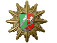 German North Rhine Police Cap Badge
