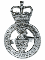 British Devon & Cornwall Constabulary Police Helmet Badge