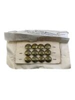 WW2 Canadian Veterans Guard of Canada Small Pocket Buttons in Package of Issue X 12