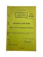 British Training for War Part 3 Unit and Formation Training Softcover Reference Book