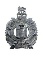 British Kings Own Scottish Borderers Staybright Cap Badge