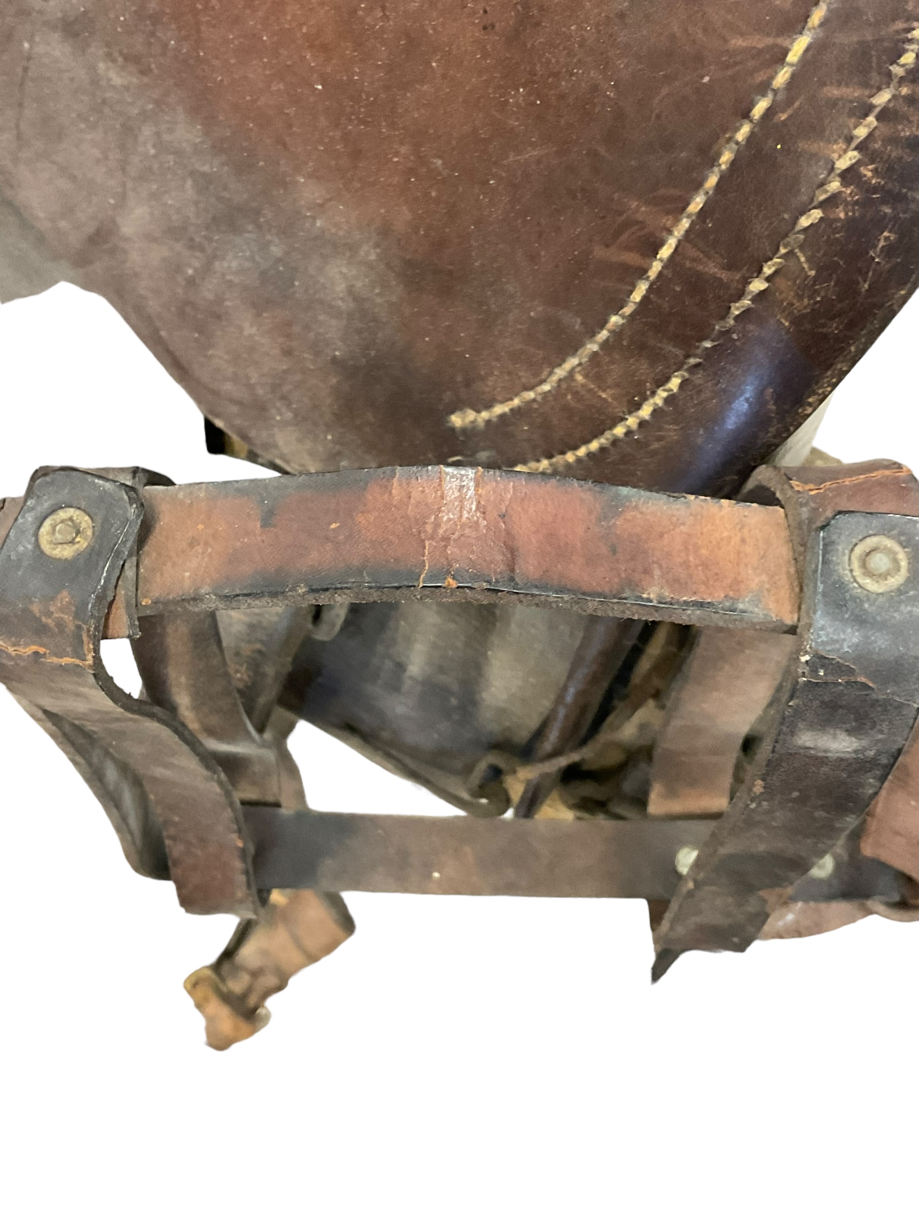 WW1 Canadian CEF Cavalry Saddle 1914 Dated C Broad Arrowed Complete WW1 Canadian CEF Cavalry Saddle 1914 Dated C Broad Arrowed Complete