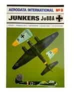 WW2 German Luftwaffe Aerodata International No 9 Junkers Ju88A Softcover Reference Book WW2 German Luftwaffe Aerodata International No 9 Junkers Ju88A Softcover Reference Book