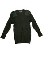 Canadian Forces Dark Green Wool Combat Sweater Size 44 Chest 1979 Dated