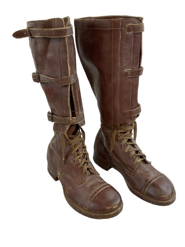 WW2 US Philippines Scout Named High Boots Size 8D