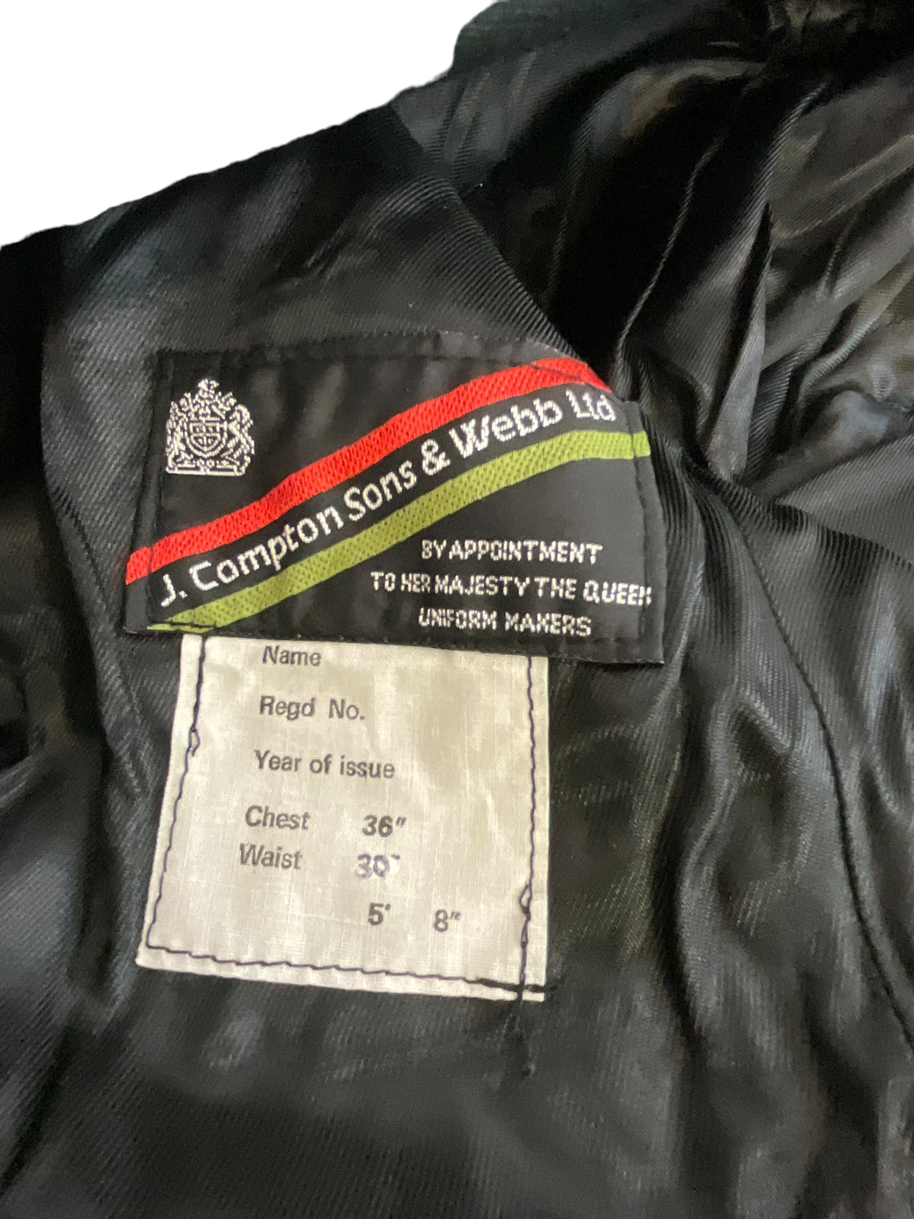 Irish Royal Ulster Constabulary RUC Tunic UNISSUED Irish Royal Ulster Constabulary RUC Tunic UNISSUED