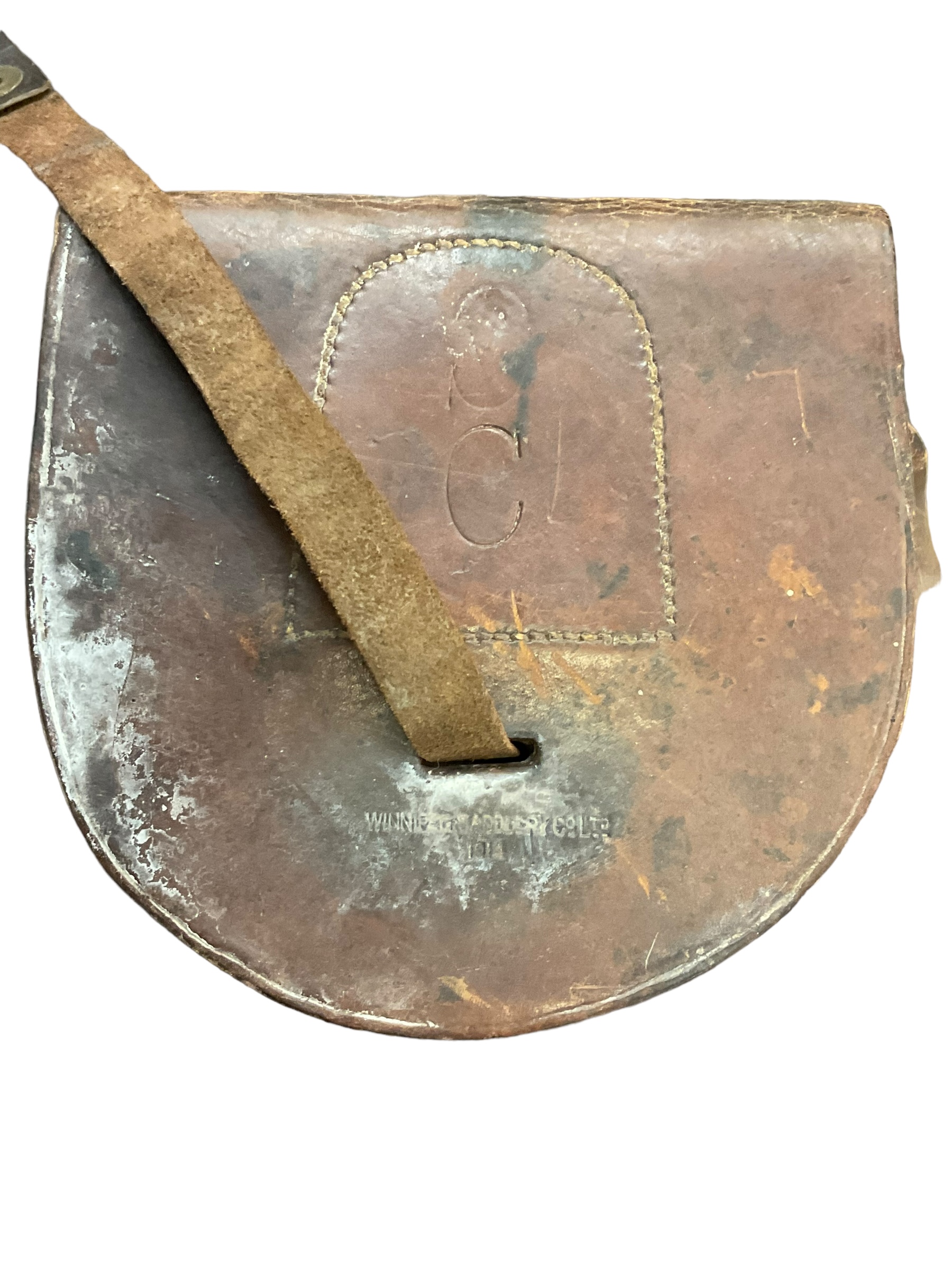 WW1 Canadian CEF Cavalry Saddle 1914 Dated C Broad Arrowed Complete WW1 Canadian CEF Cavalry Saddle 1914 Dated C Broad Arrowed Complete