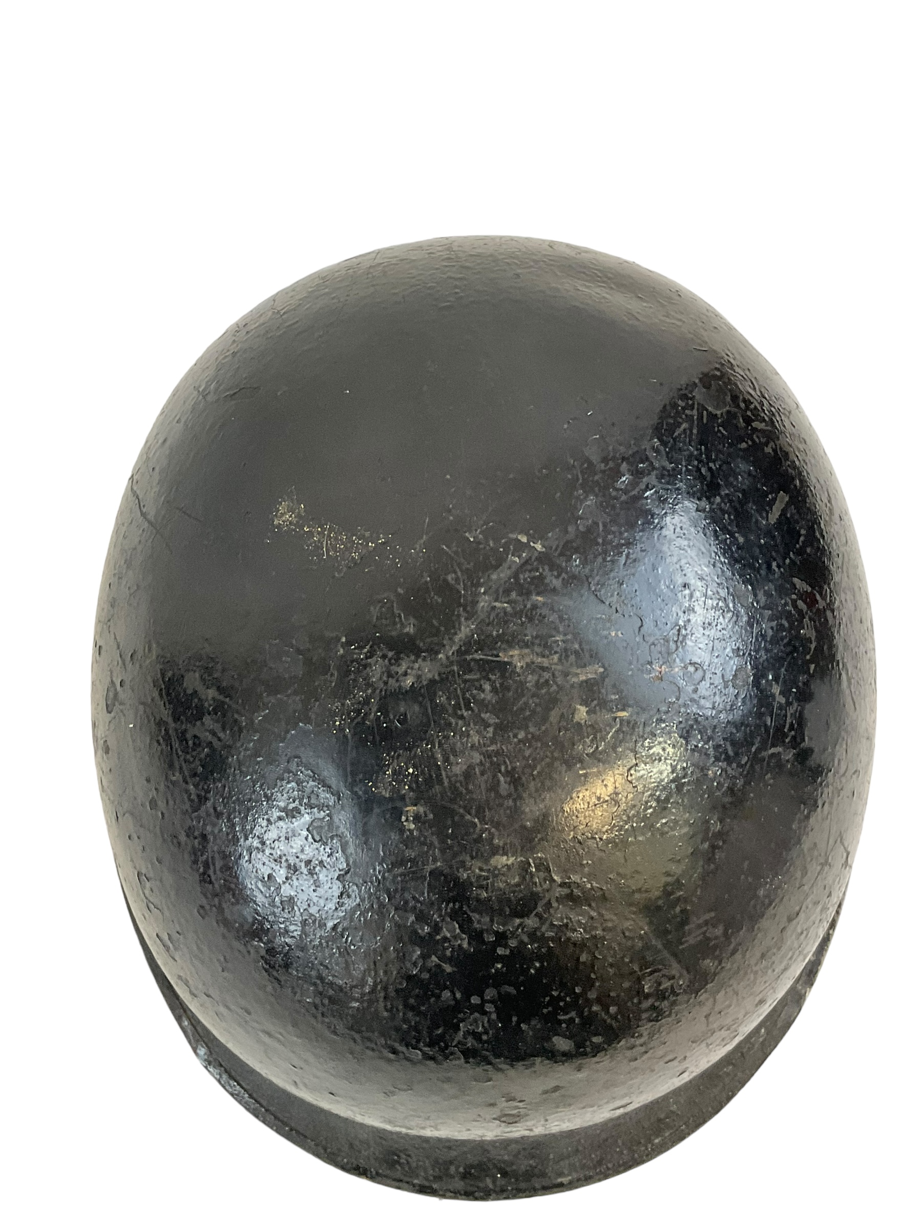 WW2 US M1 Steel Helmet Front Seam Fixed Bail with Cut Down Liner WW2 US M1 Steel Helmet Front Seam Fixed Bail with Cut Down Liner