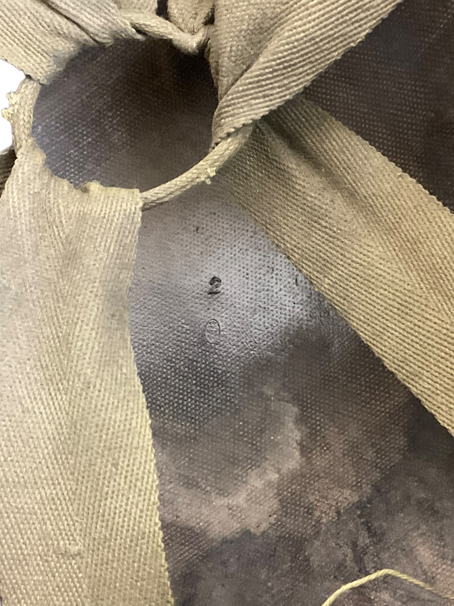 WW2 US M1 Steel Helmet Front Seam Fixed Bail with Cut Down Liner WW2 US M1 Steel Helmet Front Seam Fixed Bail with Cut Down Liner