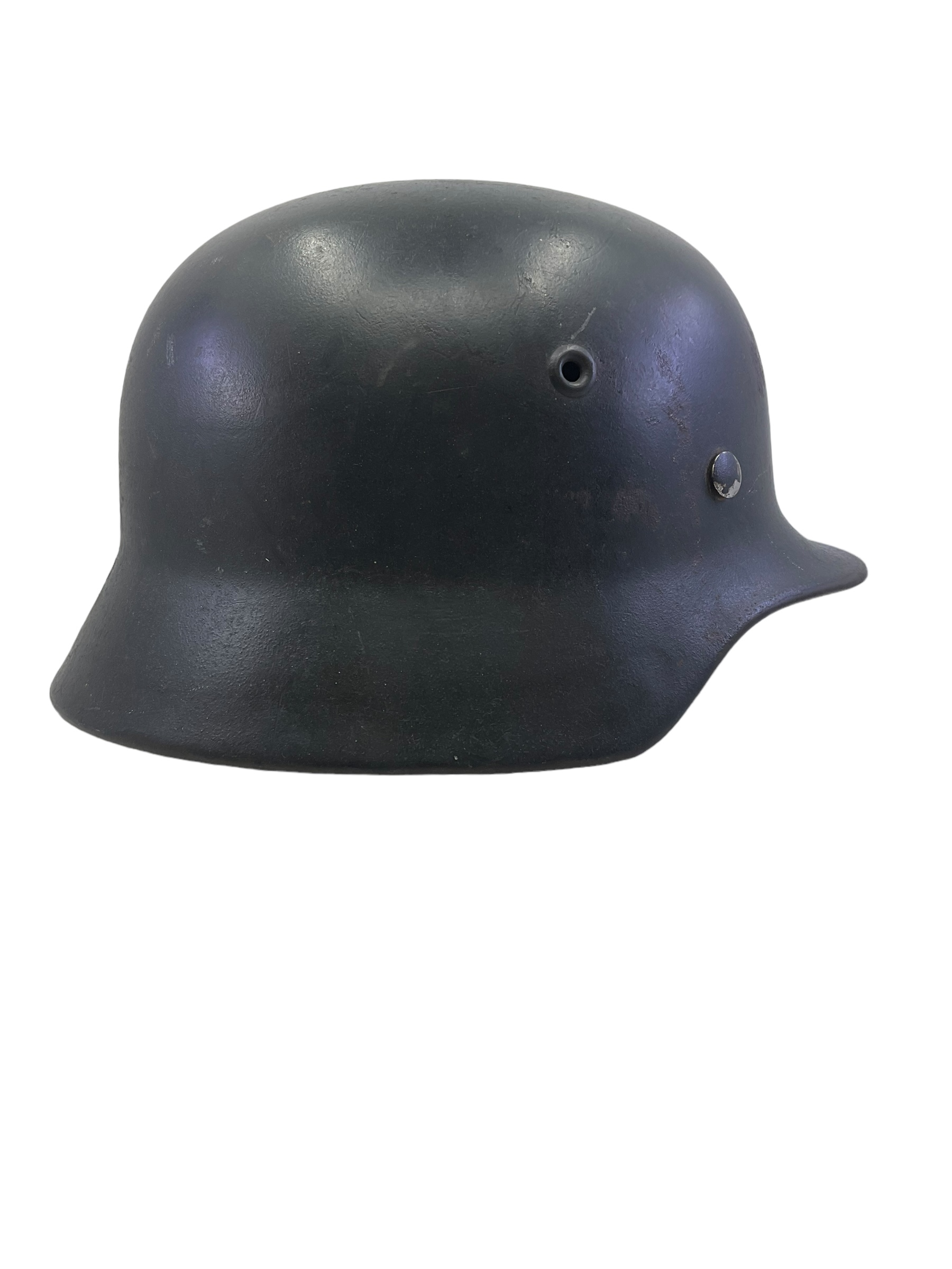 WW2 German Luftwaffe M40 Single Decal Steel Helmet Lot #836 ET62 WW2 German Luftwaffe M40 Single Decal Steel Helmet Lot #836 ET62