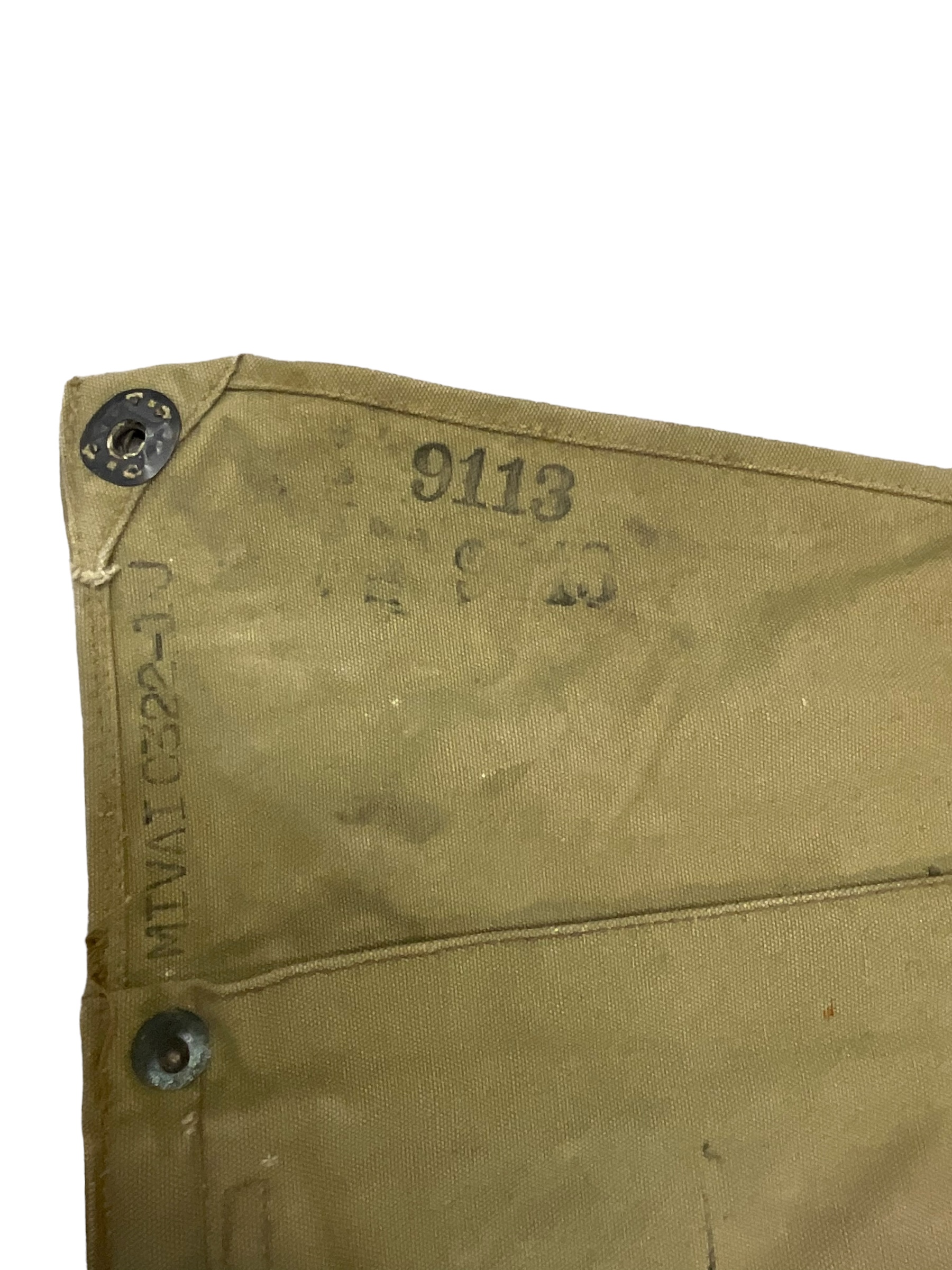 WW2 US Army M2A2 Gas Mask Carry Bag EMPTY Named with Research WW2 US Army M2A2 Gas Mask Carry Bag EMPTY Named with Research